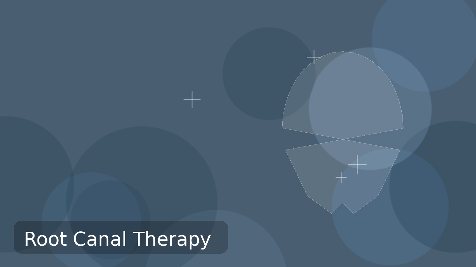 Root canal therapy to treat infected tooth pulp